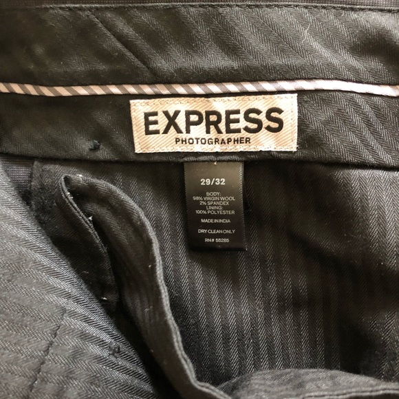 Express dress pants with subtle pin stripe - Picture 2 of 2